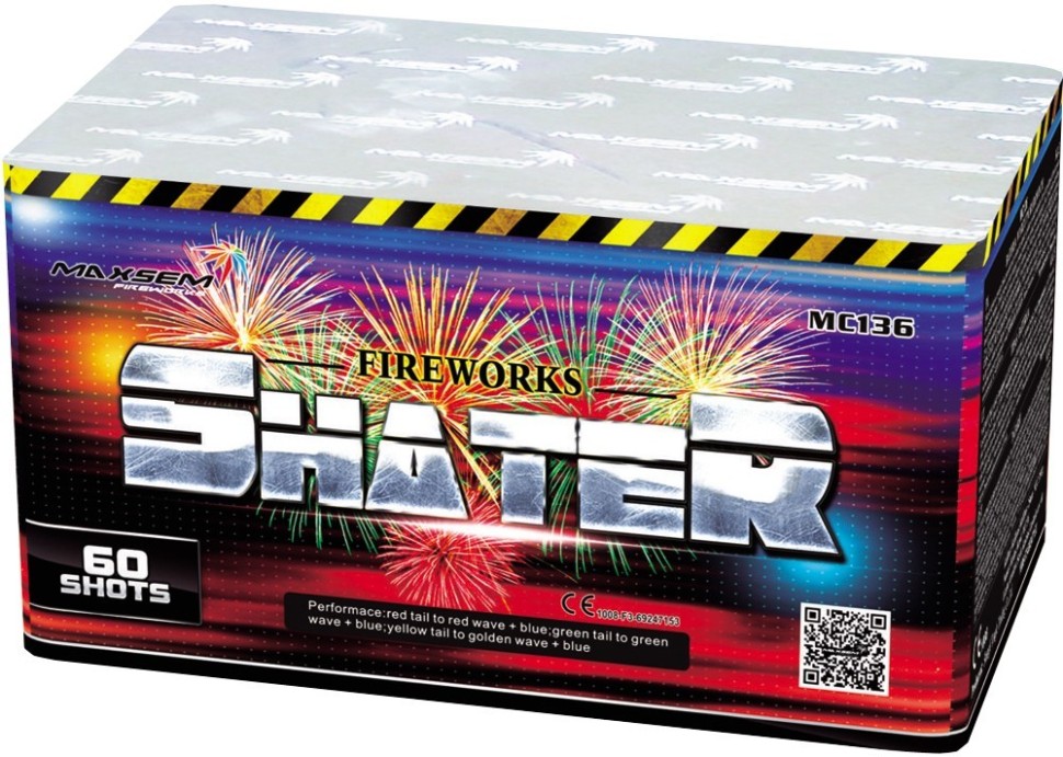 Фейерверк МС136 "Фейерверк шейкер" / Fireworks shater" (1" х 60 залпов)