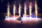 Фейерверк-шоу: Холодные фонтаны для свадьбы, профессиональные.