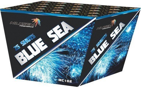 Фейерверк MC102 "Синее море"/ "Blue sea" (1,25" х 25 залпов)